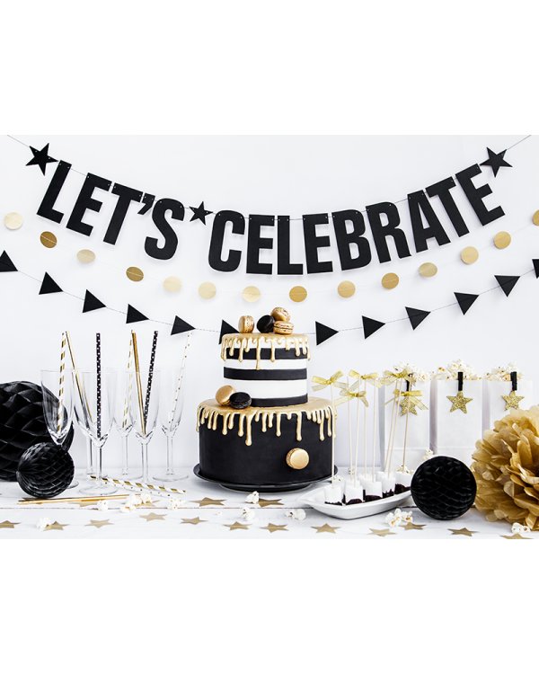 Honeycomb Ball, black, 30cm