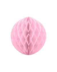 Honeycomb Ball, light pink, 30cm