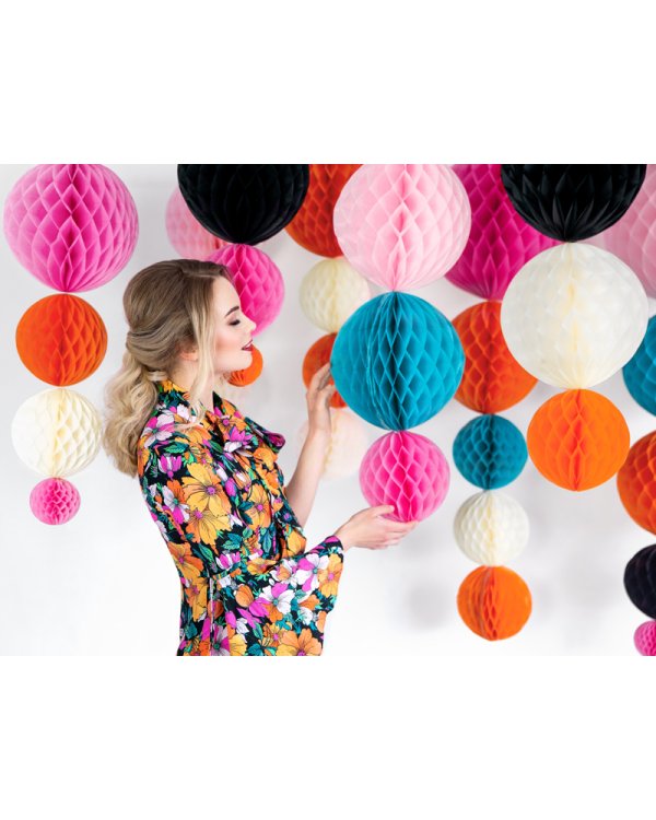 Honeycomb Ball, light pink, 30cm