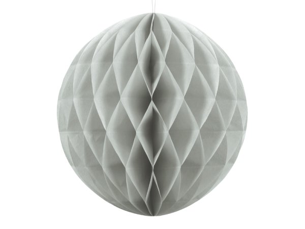 Honeycomb Ball, light grey, 30cm