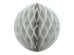 Honeycomb Ball, light grey, 30cm