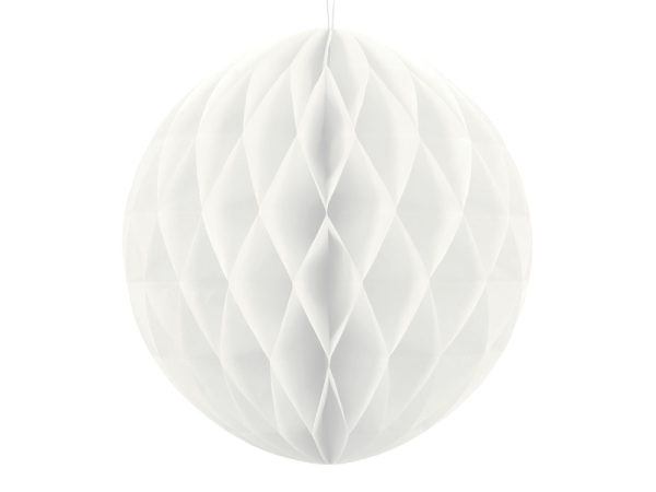 Honeycomb Ball, white, 40cm