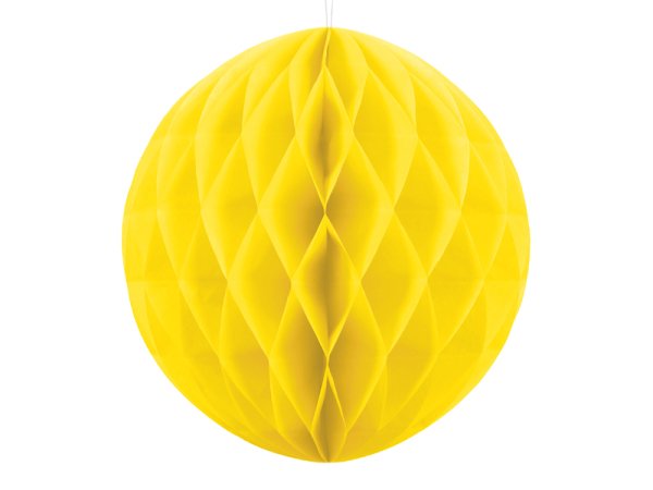 Honeycomb Ball, yellow, 40cm