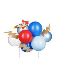 Balloon cake topper Plane, mix, 29 cm