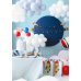 Balloon cake topper Plane, mix, 29 cm