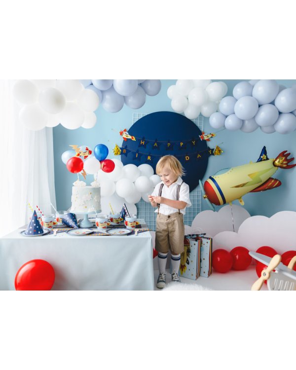 Balloon cake topper Plane, mix, 29 cm