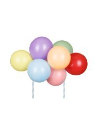 Balloon cake topper rainbow, mix, 29 cm