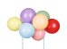 Balloon cake topper rainbow, mix, 29 cm