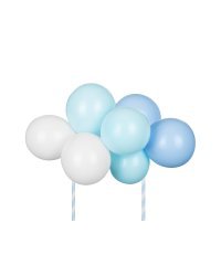 Balloon cake topper, blue, 29 cm