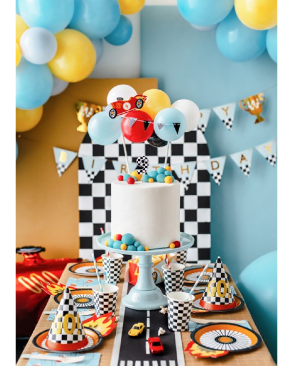 Balloon cake topper Car, mix, 29 cm