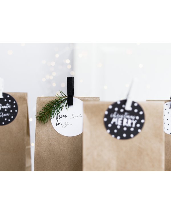 Wooden Pegs, black (1 pkt / 10 pc.)
