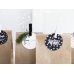 Wooden Pegs, black (1 pkt / 10 pc.)