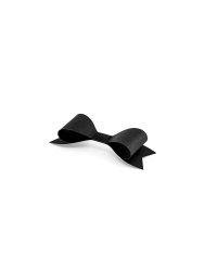 Paper decorations Bows, black (1 pkt / 6 pc.)