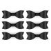 Paper decorations Bows, black (1 pkt / 6 pc.)