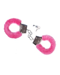 Handcuffs with fur, pink
