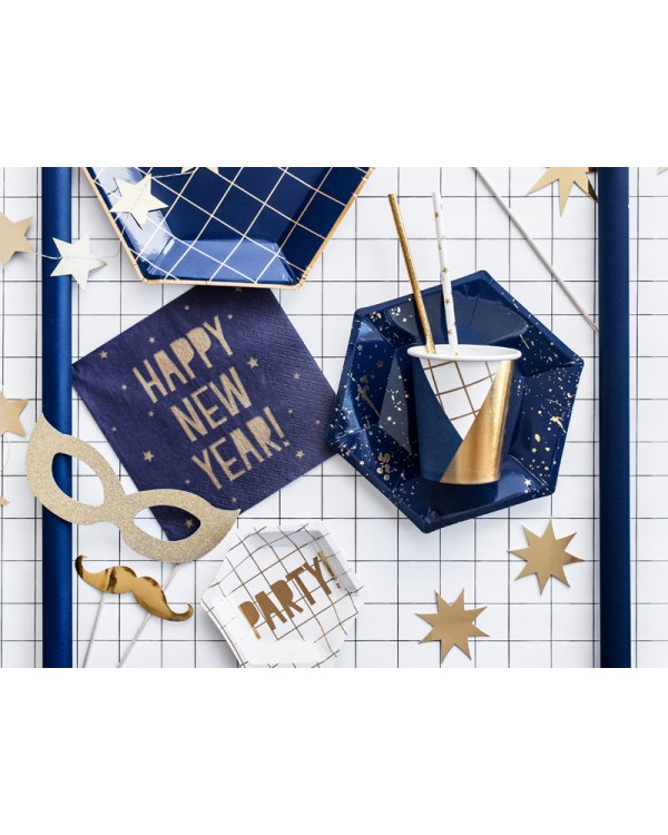 Photo props Let's Celebrate, mix, gold (1 pkt / 8 pc.)
