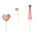 Wedding photo props, mix (1 pkt / 12 pc.)