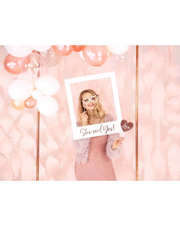 Wedding photo props, mix (1 pkt / 12 pc.)