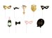 Photo props Let's party, mix (1 pkt / 9 pc.)