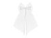 Bows with a ribbon, white, 18cm (1 pkt / 2 pc.)