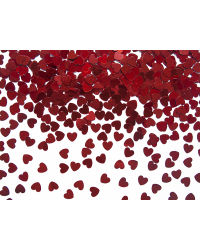 Confetti Hearts, red, 5mm, 30g