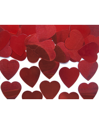 Confetti Hearts, red, 25mm, 10g