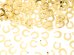 Confetti Horseshoes, gold, approx 15g