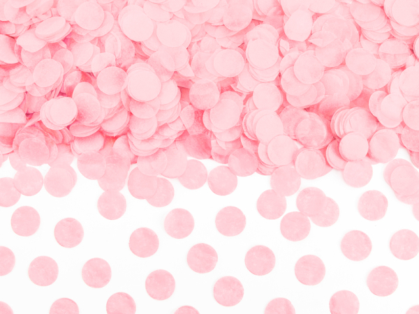 Confetti Circles, light pink, 15g