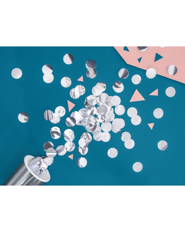 Confetti Circles, silver, 15g