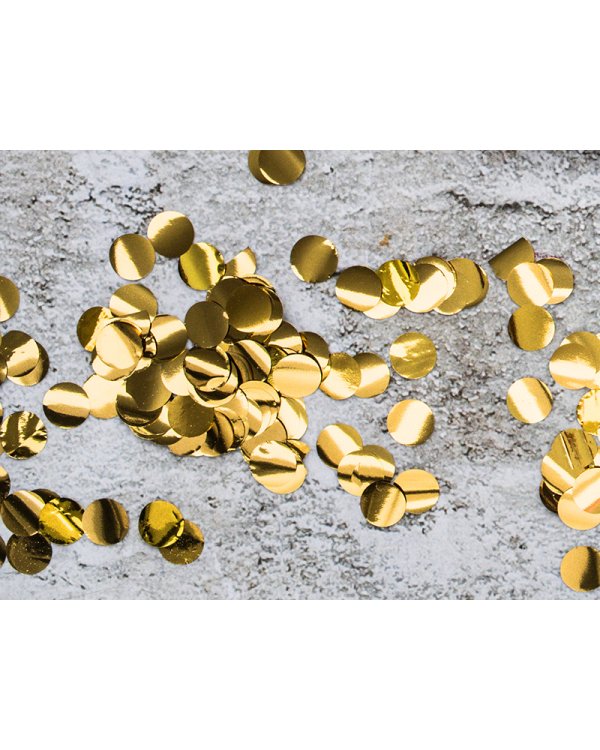 Confetti Circles, gold, 15g