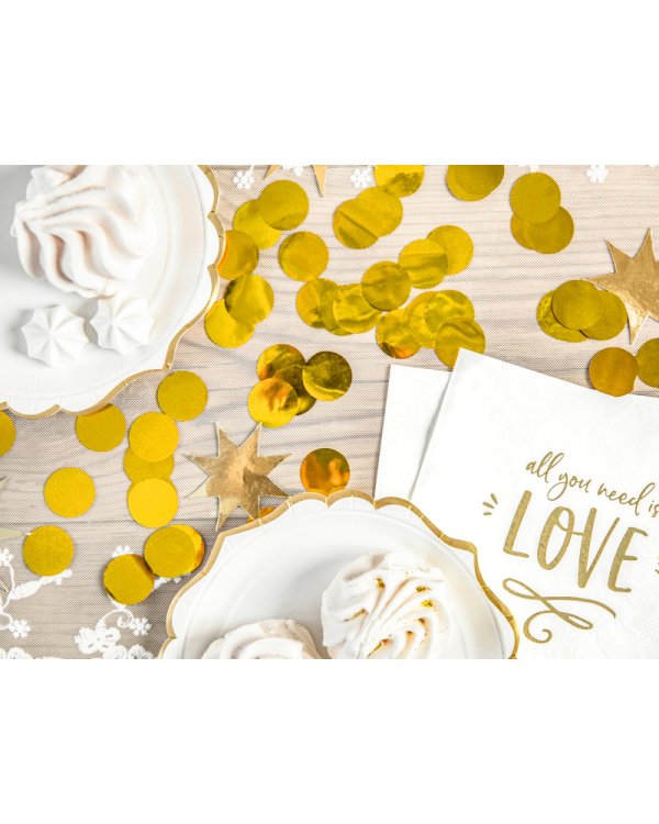 Confetti Circles, gold, 15g