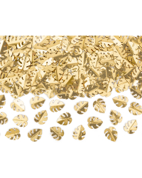 Metallic confetti Leafs, gold, 15g