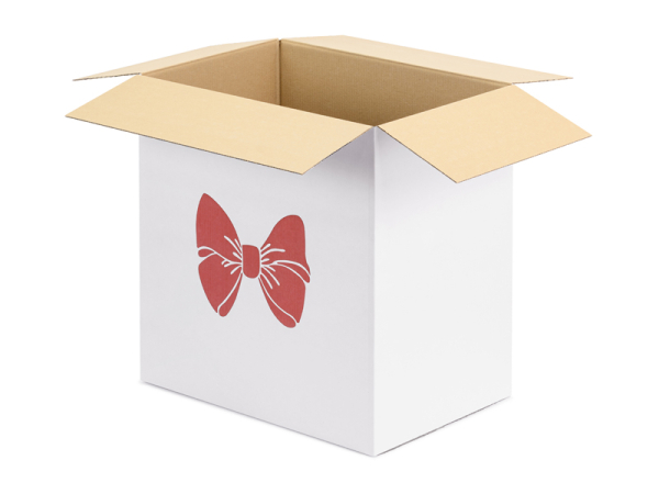 Balloons box - Bow, 60x40x60cm (1 pkt / 5 pc.)