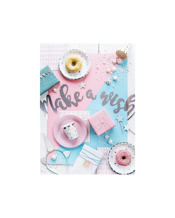 Cupcake toppers Unicorn - Stars (1 pkt / 6 pc.)