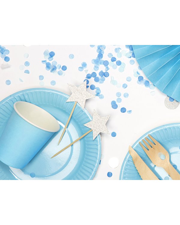 Cupcake toppers Unicorn - Stars (1 pkt / 6 pc.)