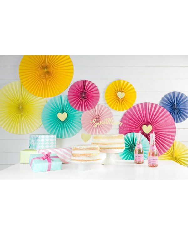 Cupcake toppers Sweet Love - Hearts (1 pkt / 6 pc.)