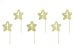 Cupcake toppers 1st Birthday, gold (1 pkt / 6 pc.)