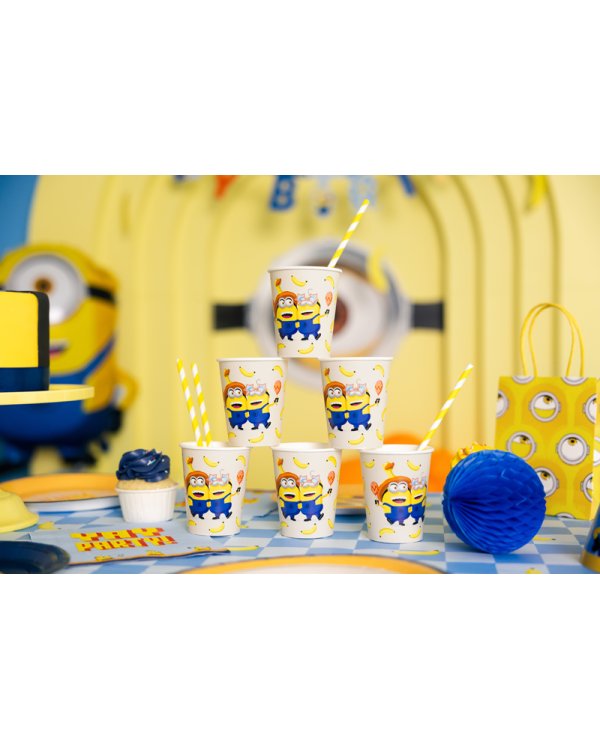Cups Minions, 250 ml, mix (1 pkt / 6 pc.)