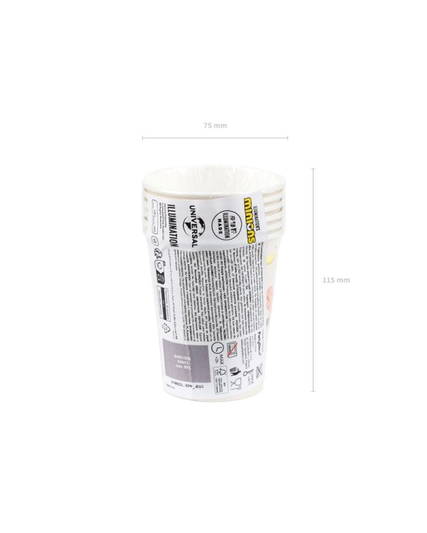 Cups Minions, 250 ml, mix (1 pkt / 6 pc.)