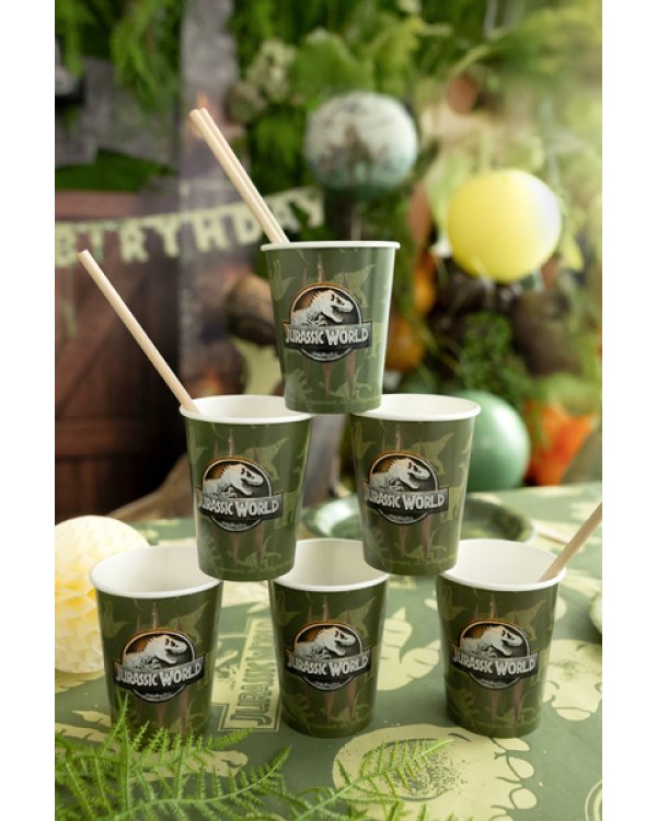 Cups Jurassic World, 250 ml, mix (1 pkt / 6 pc.)