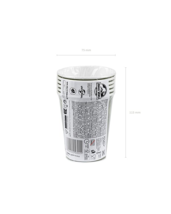 Cups Jurassic World, 250 ml, mix (1 pkt / 6 pc.)