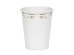 Paper Cups with Ornament, White, 220 ml (1 pkt / 6 pc.)