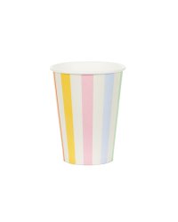 Cups Stripes, 400 ml, mix (1 pkt / 6 pc.)