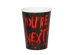 Cups You're next, 250 ml, black-red (1 pkt / 6 pc.)
