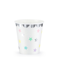 Cups Unicorn - Stars, 180 ml (1 pkt / 6 pc.)