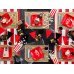 Cups Pirates Party, red, 220ml (1 pkt / 6 pc.)