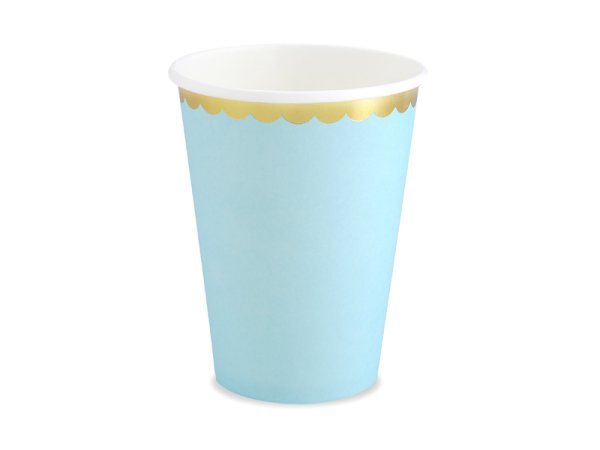 Cups, light blue, 220ml (1 pkt / 6 pc.) Cups, light blue, 220ml (1 pkt / 6 pc.)