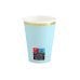 Cups, light blue, 220ml (1 pkt / 6 pc.) Cups, light blue, 220ml (1 pkt / 6 pc.)