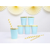 Cups, light blue, 220ml (1 pkt / 6 pc.) Cups, light blue, 220ml (1 pkt / 6 pc.)
