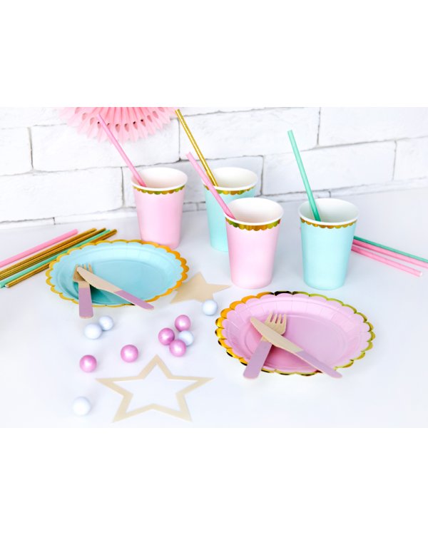 Cups, light pink, 220ml (1 pkt / 6 pc.)